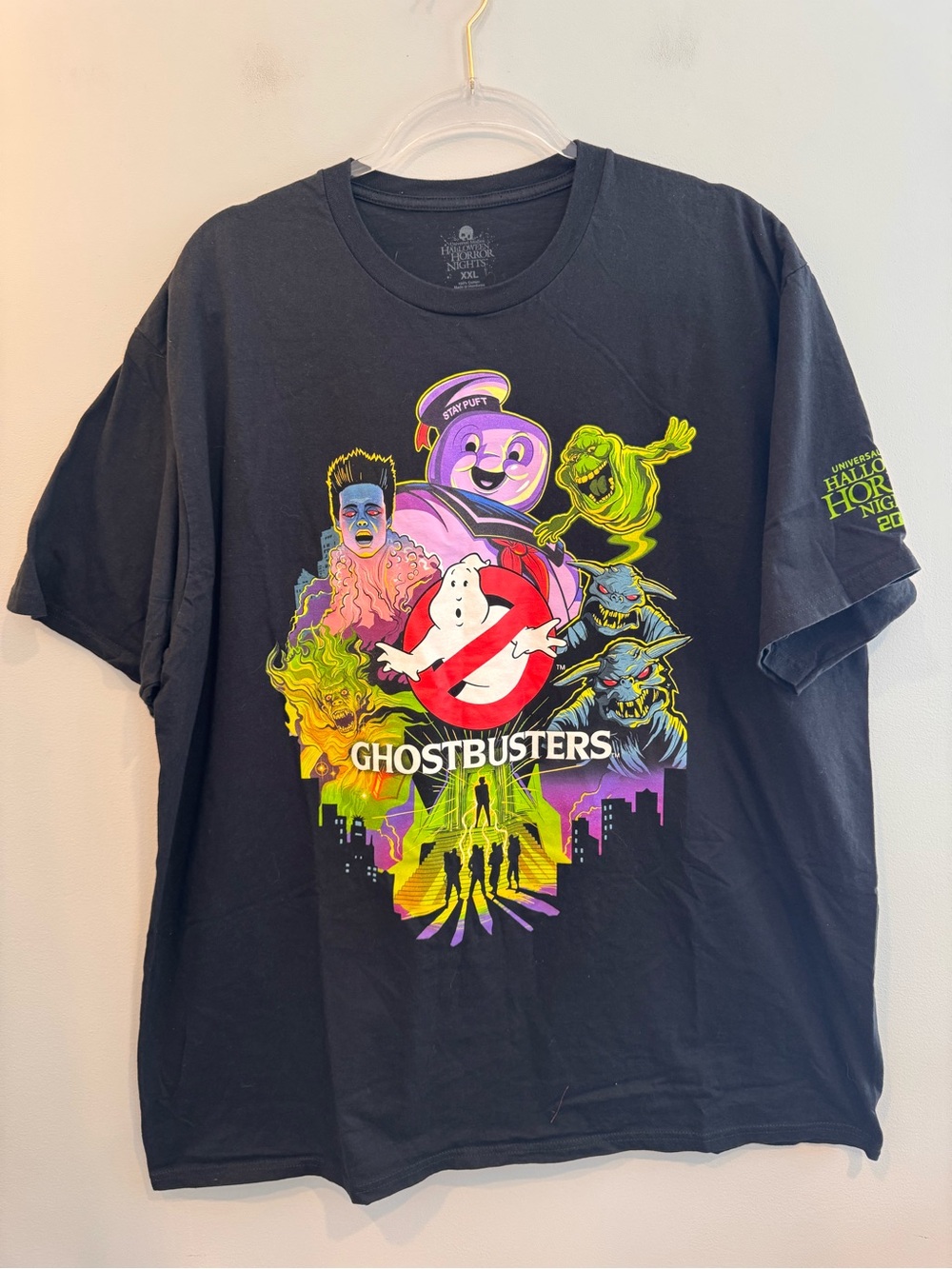 Universal Studios Halloween Horror Nights 2019 Ghostbusters Shirt Size XXL